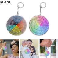 XEANG ล้อความทรงจำ 1ชิ้นค่ะ พวงกุญแจรูปกุญแจ เครื่องประดับอัญมณีอัญมณี อุปกรณ์เสริมเสริม มิตรภาพอารม
