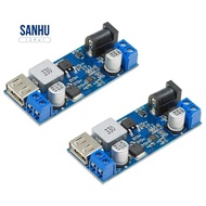 DC 6V 9V 12V 24V to DC 5V 5A Buck Converter Module,9-36V  to USB 5V Transformer Dual Output Voltage 