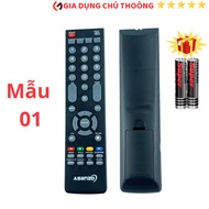 Remote điều khiển tivi ASANZO Mã 03 Smart Phẳng điều khiển TV Asanzo - Tặng kèm pin - GDCT