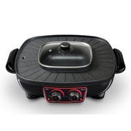 CASIKO Grill With Shabu Pot Model CK 7888 With Oil Tray Power 1800 Watts Suki CK-7888