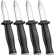 Sumind 4 Pieces Retractable Fake Knife Retractable Prop Knife Gag Magic Toy Fake Dagger Halloween Jo