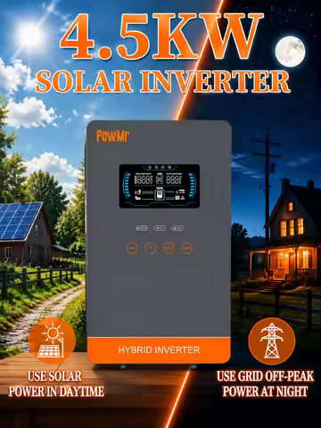 4.5KW Hybrid Solar Inverter for Solar Panel, Off Grid, MPPT Solar Charging, Pure Sine Wave