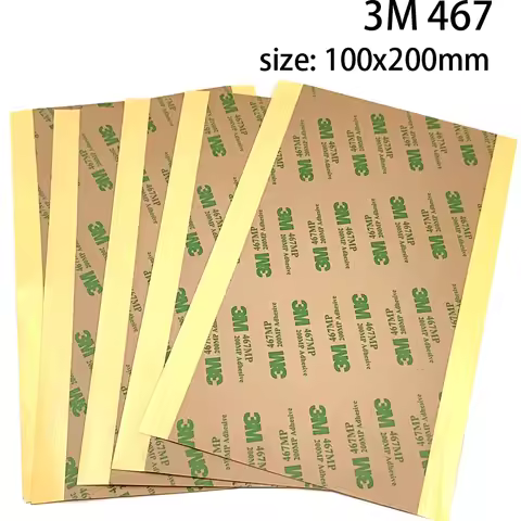 5pcs 10cmx20cmx0.06mm Clear 3M 467 467MP 200MP Double Sided Adhesive Tape