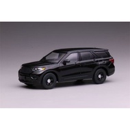 596Model 1:64 Explorer black plain clothes Diecast Model Car