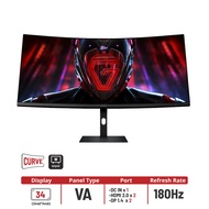 Xiaomi Monitor Gaming Curved 34" รุ่น G34 180Hz WQHD 3440*1440 รับประกัน 1 ปี