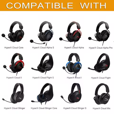 Coolig Gel Ear pads Replacement for HyperX Cloud Stinger/Cloud Flight/Cloud II/Cloud Alpha Wireless 