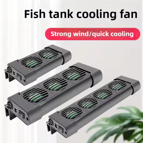 Aquarium fish tank automatic temperature control fan tank cooling aquarium fan water cooling mute 1 