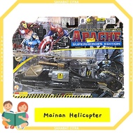 APACHE SUPERHERO EDITION HELICOPTER TOY