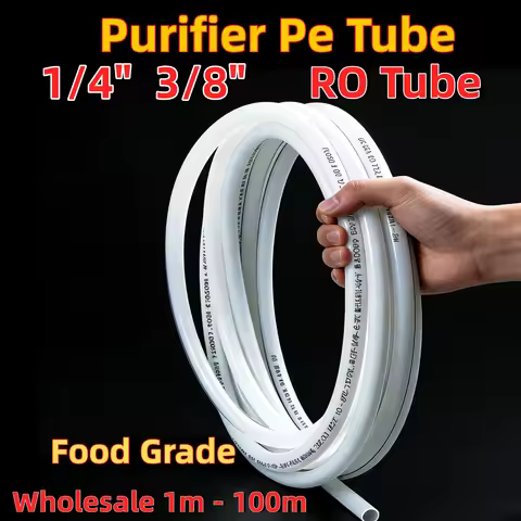 1/4" 3/8" PE Pipe Tuyau de purificateur PE Pipe Food Grade Water Purifier Pipe Hi-quality Soft Tube 