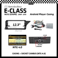 Mercedes Benz E-Class W212 Coupe 2009 - 2015 12.3" BBA Casing Android Installation Dash Kit Player W