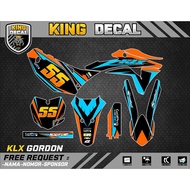 Decal KLX GORDON KLX BF KLX OLD KLX S DECAL KX CUSTOME DECAL 20