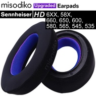 misodiko Upgraded Ear Pads Cushions Replacement for Sennheiser HD650, HD600, HD580, HD660S, HD6XX, H