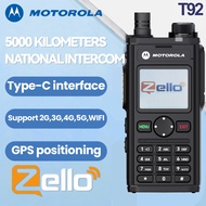 5G วิทยุสื่อสาร Motorola T92 Plus Zello การสื่อสารทางไกล 5000KM SIM Network Long Wifi Range GPS สามา