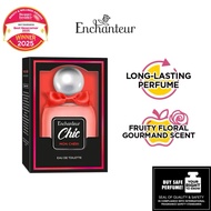 ENCHANTEUR Chic EDT Mon Chéri 50ml | Fruity Floral Gourmand Scent | Women Long Lasting Perfume | Min