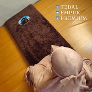 Thick, Soft Prayer Rug 120 x 60 Premium Velvet Material Mihrab Prayer Rug Without Tassels, Smooth, S