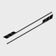 Car Side Door Stickers Vinyl Decal Trims Exterior Auto Accessories For Audi A4 B8 8K B9 B7 8W 8E B6 