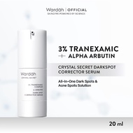Crystal Clear Skin Set - Wardah Crystal Secret Exfoliating Toner + Dark Spot Corrector Serum - Clear
