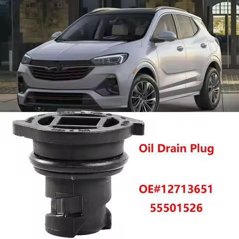 1X Engine Oil Sump Screw Plug Drain For Buick Encore GX Envision Plastic Easy Installation Car Acces