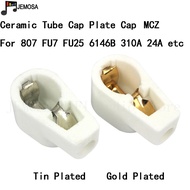 10PCS Ceramic 8.8mm Vacuum Tube Anode Cap Grip Plate Cap MCZ for 807 FU7 FU25 6146B 310A 24A Vintage