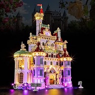 BOOZUU Light Kit for Lego-43263 Beauty and The Beast Castle - Lighting Compatible with Lego Beauty a