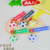 Creative Cartoon World Cup Athlete Car Keychain Pendant Backpack Keyring Small Gift Ornament YLWM