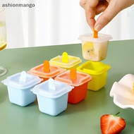 【AMSG】 Reusable Ice Hockey Mold Ice Ball Maker Ice Cream Mould Ice Cube Popsicles Molds Hot