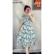 DRESS VIETNAM | KOREAN DRESS | DRESS DINNER | DRESS FLORAL | DRESS MURAH VIRAL | DRESS BUNGA