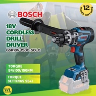 BOSCH GSR18V-150C 18V Cordless Drill Driver (Without Battery & Changer)/ Battery Drill Heavy