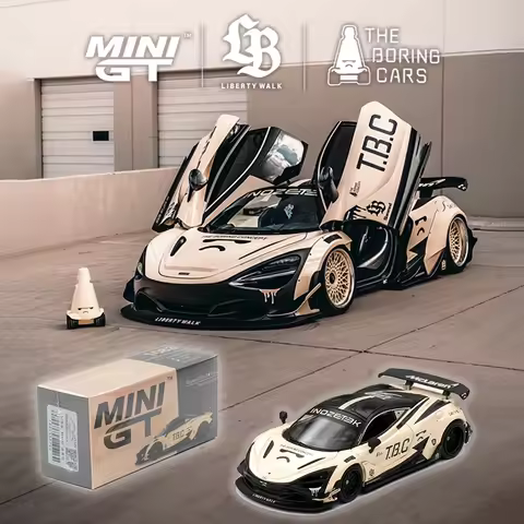 PreSale MINIGT 1083 1:64 LBWK TBC McLaren 720S LB Works The Boring Concept Diecast Car Model Collect