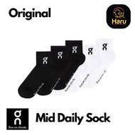 On Cloud Daily Mid Sock 3P : Socks For Wear On Cloud Socks