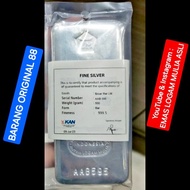 ANTAM PERAK 500 250 100 1Kg 9.9 10 31.1 33 50 99 GRAM ASLI ORIGINAL BATANGAN MURNI JAKARTA BARU FINE