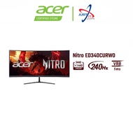 ACER NITRO ED340CUR W0 (240Hz) / ED340CUR X0 (200Hz) CURVED GAMING MONITOR ( 34" VA WQHD / AMD FREES