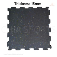50CM X 50CM 1pc 1.5cm 2.0cm Interlocking Rubber Gym Carpet Tiles Interlock Puzzle Mat Floor Mats Flo