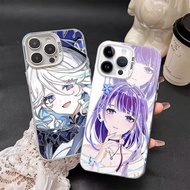 Genshin Impact Furina Phone Case For OPPO A60 A3X A38 A18 A17 A17K A16K A74 A79 A15 A78 A57 2022 A77