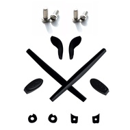 SNARK Replacement Rubber Kit Ear Socks & Nose Pads and 4 Pieces Installation Screws for-Oakley Julie