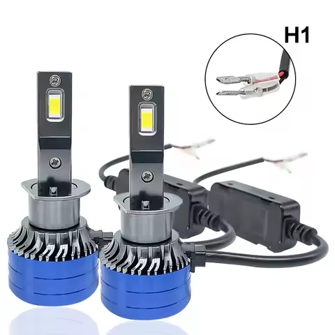 2pcs/Box 1200W H1 LED Headlight Super Bright Car Fog Light 12V 30000LM Auto Headlamps Bulbs 6000K Hi