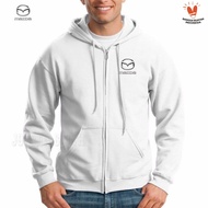 Hoodie Zipper Sweater Jaket Emblem Mazda