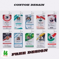 ICON-ID-0088 tempat percetakan id card terdekat Standard Free Design Kartu
