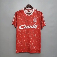 Top quality 1989-91 Liverpool home retro jersey