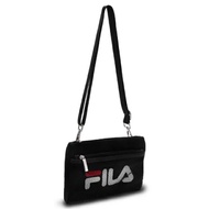 FILA 網袋 隨身 小包 斜背包 側背包 黑色