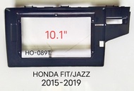 กรอบจอแอนดรอยด์ หน้ากากวิทยุ หน้ากากวิทยุรถยนต์ HONDA FIT JAZZ RHD ปี 2014-2019 สำหรับเปลี่ยนจอ Android 10"