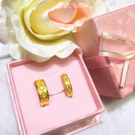 Gold Pair Ring Gold 9999 Couple Ring Wedding Gift Birthday Gift Gold