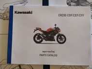 สมุดภาพอะไหล่ Kawasaki Z250 ( ปี 2013-2015 )