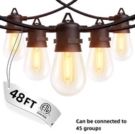 💡รับประกัน 2ปี💡220V ไฟปิงปอง ไฟแต่งสวน ไฟวินเทจ ไฟตกแต่งLED ไฟคริสมาส S14 อุปกรณ์ปาร์ตี้คริสต์มาส ไฟ