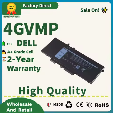 Factory Direct! 4GVMP Laptop Battery for Dell Latitude 5400 5500 5410 5510 E5400 E5500 Inspiron 7590