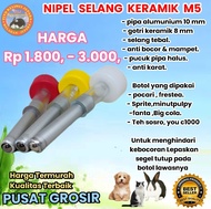 nipel kelinci selang keramik M5 nipel kucing musang Hamster