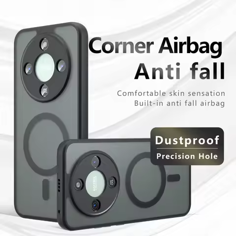 Case For Honor Magic 7 8 Lite X70 X9d X9c X60 Pro Magnetic Wireless Charging TPU Frame Hard Plastic 