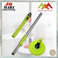 EXCELLENCE RATE A-ROTATION 360* DEGREE SPIN MOP S/STEEL HANDLE SET
