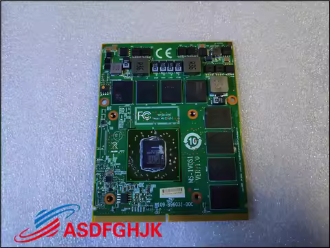HD5870 HD 5870M 1GB DDR5 MS-1V0S1 109-B96031-00C VGA card for MSI GX740 MS-1727 GX640 GX740 GT660 GT