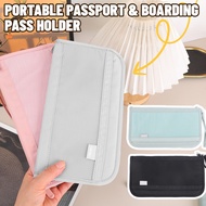 Portable Passport & Boarding Pass Holder | Multi-Slot Card Holder Mesh Pockets | Durable Lightweight